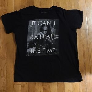 Black Quoted Tee Shirt from The Crow